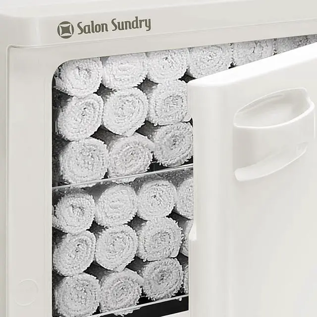 Alt view image 5 of 6 - Salon Sundry Professional High Capacity Hot Towel Warmer Cabinet - Facial Spa and Salon Equipment - White