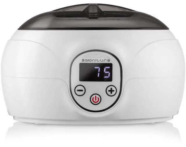 Main image of Saloniture Professional Wax Warmer Machine for Hair Removal with Digital Display for Home, Spa, or Salon - Black Lid