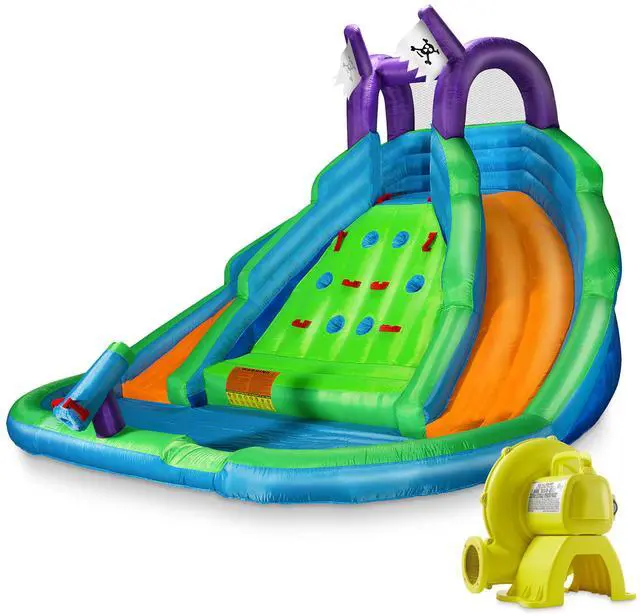 Main image of Cloud 9 Bounce House for Kids with Climbing Wall, Water Slide, and Pool - Includes Blower