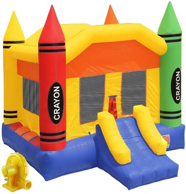 Main image of Inflatable HQ Commercial Grade Crayon Bounce House 100% PVC with Blower