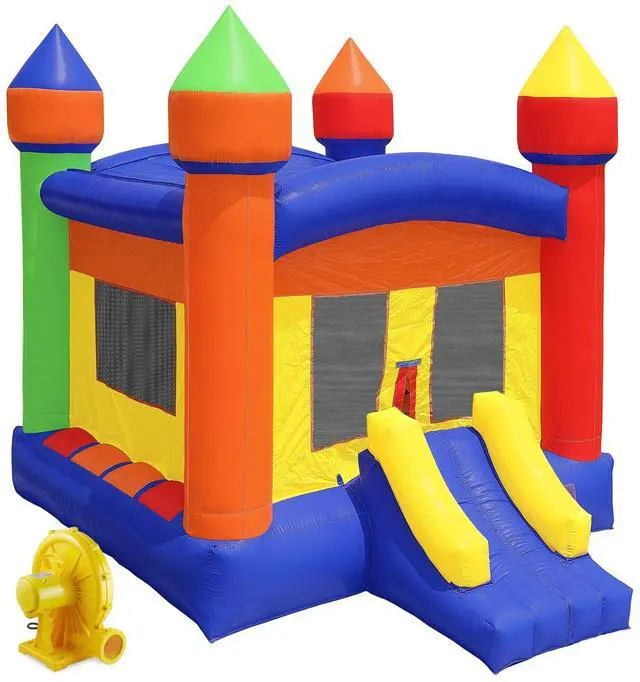 Main image of Cloud 9 Commercial Grade 13' x 13' Castle Bounce House - 100% PVC Bouncer - Inflatable Only