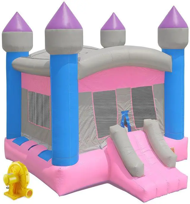 Alt view image 8 of 13 - Inflatable HQ Commercial Grade Princess Castle Bounce House 100% PVC with Blower