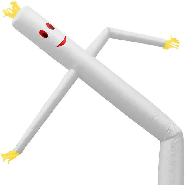 Main image of Cloud 9 Inflatable Wacky Waving Tube Man, White 20 ft Dancing Air Puppet with Flailing Arms