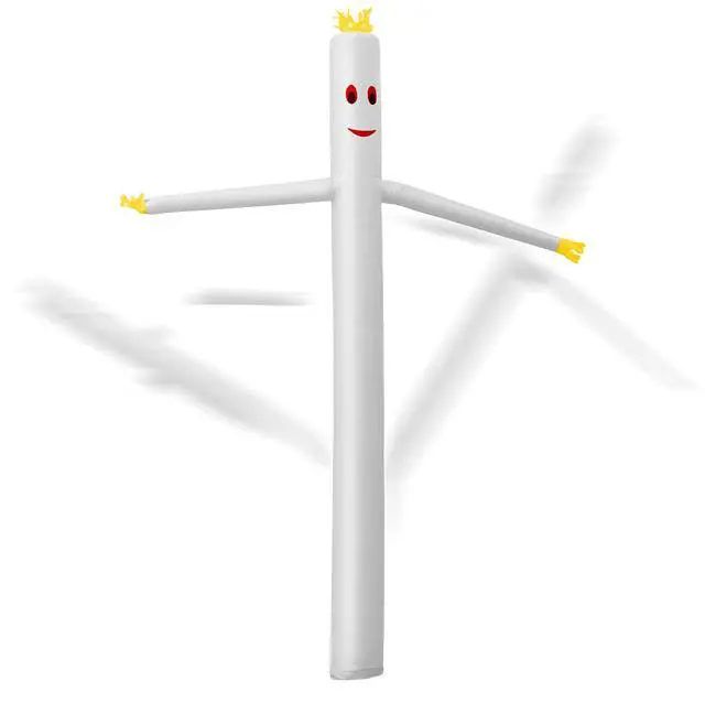 Alt view image 3 of 6 - Cloud 9 Inflatable Wacky Waving Tube Man, White 20 ft Dancing Air Puppet with Flailing Arms
