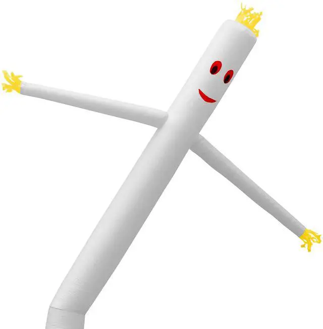 Alt view image 2 of 6 - Cloud 9 Inflatable Wacky Waving Tube Man, White 20 ft Dancing Air Puppet with Flailing Arms
