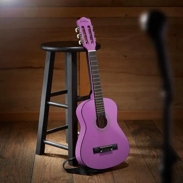 Alt view image 5 of 6 - Ashthorpe 30-inch Beginner Acoustic Guitar Package (Purple), Basic Starter Kit w/ Gig Bag, Strings, Strap, Tuner, Picks