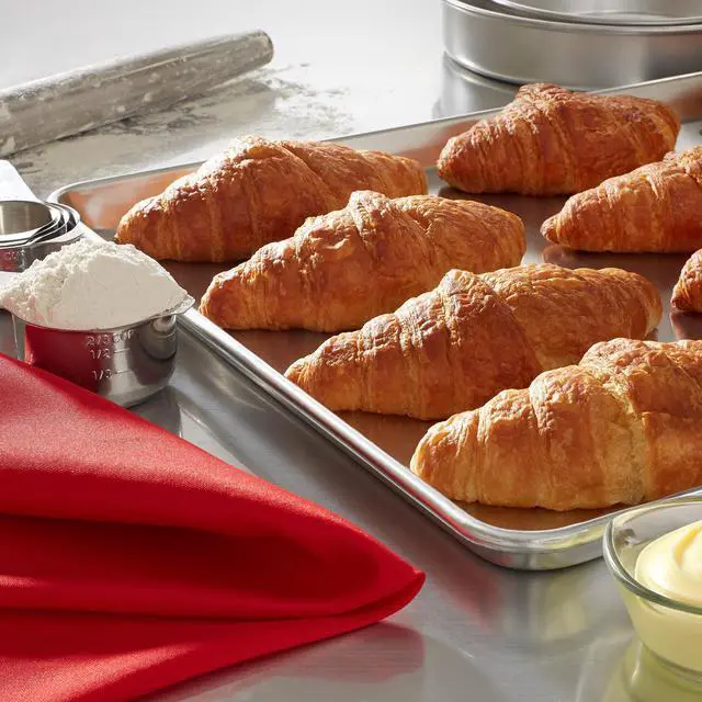 Alt view image 3 of 6 - Last Confection 18" x 26" Commercial Grade Baking Sheet Pans, 12 Pack - Aluminum Full-Size Rimmed Cookie Sheet Trays