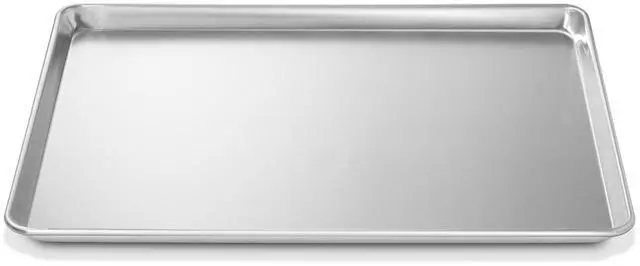Alt view image 5 of 6 - Last Confection 18" x 26" Commercial Grade Baking Sheet Pans, 12 Pack - Aluminum Full-Size Rimmed Cookie Sheet Trays