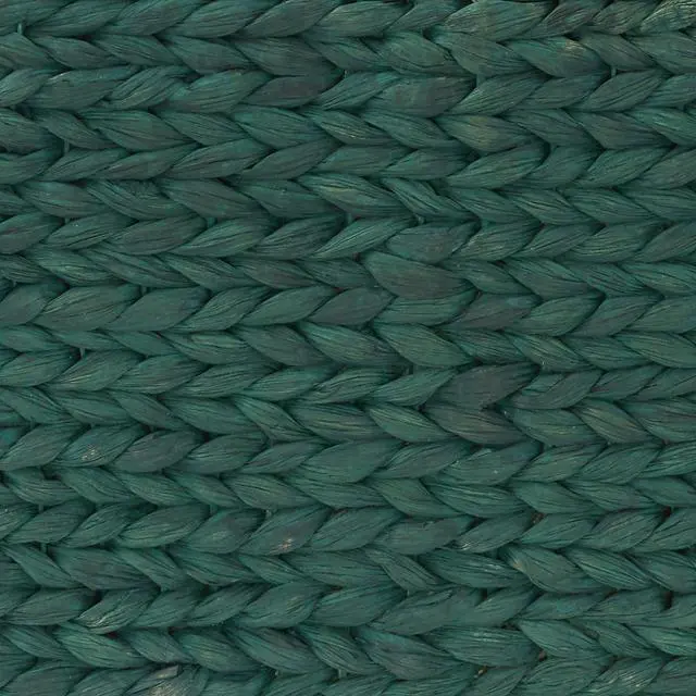 Alt view image 6 of 6 - Casafield 22-Inch Christmas Tree Collar, Water Hyacinth Woven Tree Square Base Cover with Cord Cut Out, Green