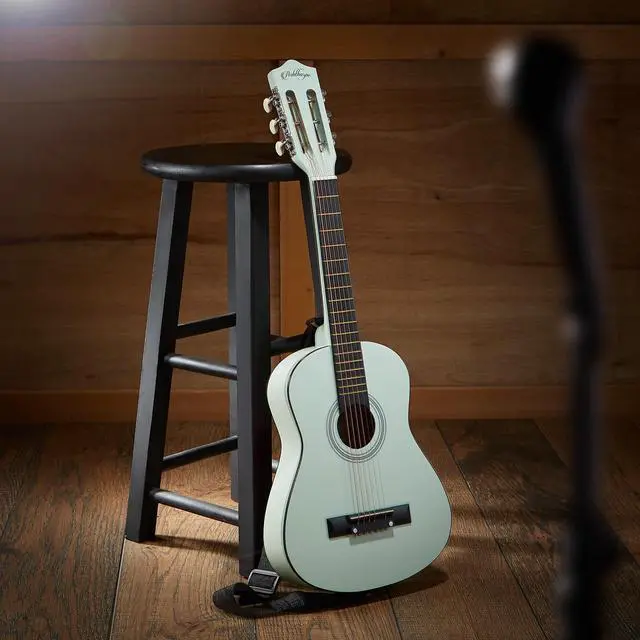 Alt view image 4 of 6 - Ashthorpe 30-inch Beginner Acoustic Guitar Package (Mint Green), Basic Starter Kit w/ Gig Bag, Strings, Strap, Tuner, Picks