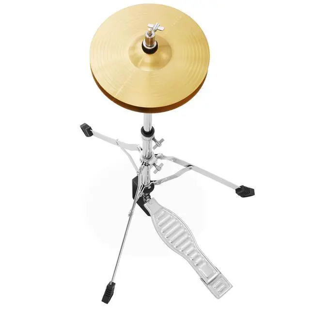 Alt view image 6 of 6 - Gammon Percussion 5-Piece Junior Starter Drum Kit with Cymbals, Hardware, Sticks, & Throne - Red