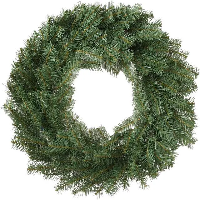 Main image of Casafield 30" Fir Artificial Christmas Wreath Holiday Décor, 220 PVC Tips for Front Door, Window, or Mantel
