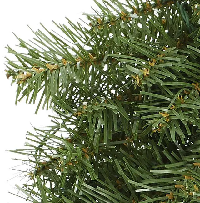Alt view image 4 of 6 - Casafield 30" Fir Artificial Christmas Wreath Holiday Décor, 220 PVC Tips for Front Door, Window, or Mantel