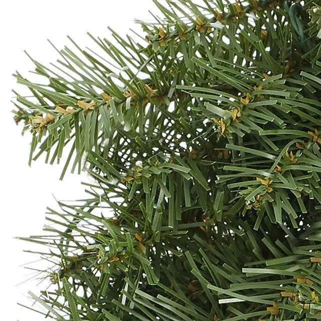 Alt view image 4 of 6 - Casafield 36" Fir Artificial Christmas Wreath Holiday Décor, 300 PVC Tips for Front Door, Window, or Mantel