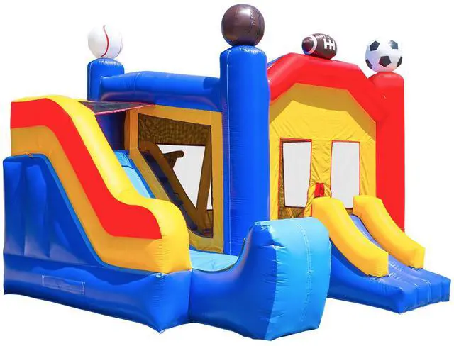 Alt view image 2 of 5 - Inflatable HQ Commercial Grade Bounce House 100% PVC Sports Jump Inflatable Only