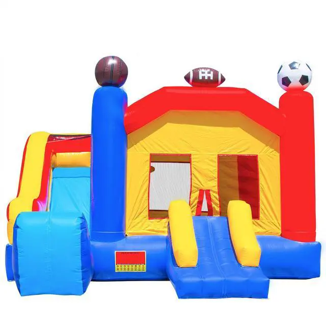 Alt view image 3 of 5 - Inflatable HQ Commercial Grade Bounce House 100% PVC Sports Jump Inflatable Only