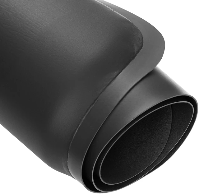 Alt view image 5 of 6 - Saloniture 3 ft. x 4 ft. Barber & Salon Floor Mat for Square Chair Base - 1/2 in. Thick Black Square Anti-Fatigue Stylist Station Mat