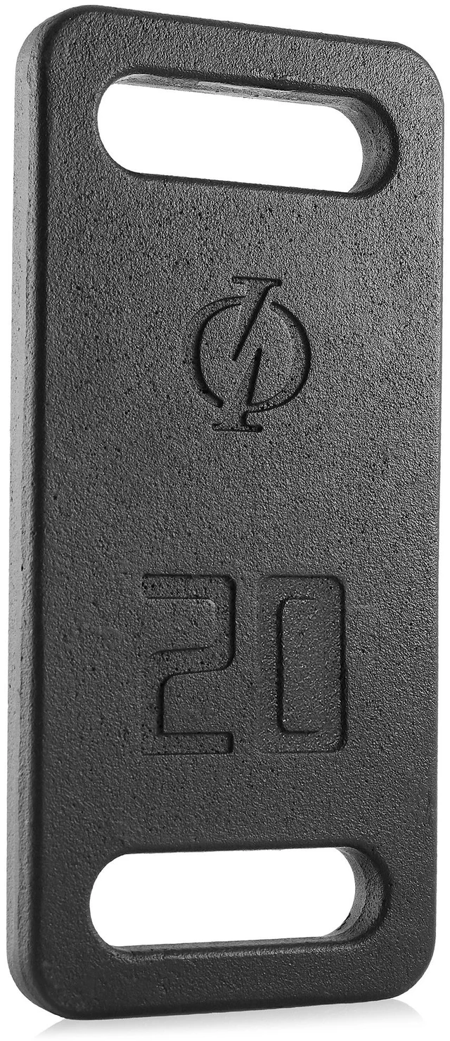 Main image of Philosophy Gym Cast Iron Ruck Weight - 20 LB Weighted Fitness Plate with Handle
