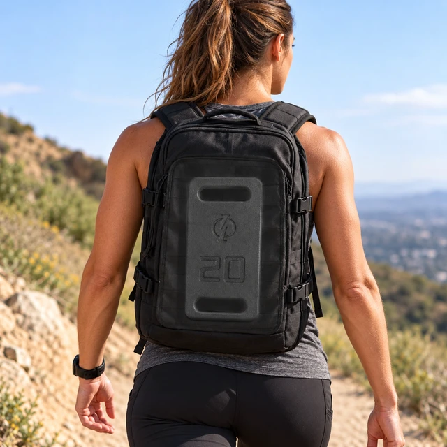 Alt view image 2 of 6 - Philosophy Gym Cast Iron Ruck Weight - 20 LB Weighted Fitness Plate with Handle