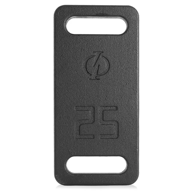 Alt view image 5 of 6 - Philosophy Gym Cast Iron Ruck Weight - 25 LB Weighted Fitness Plate with Handle