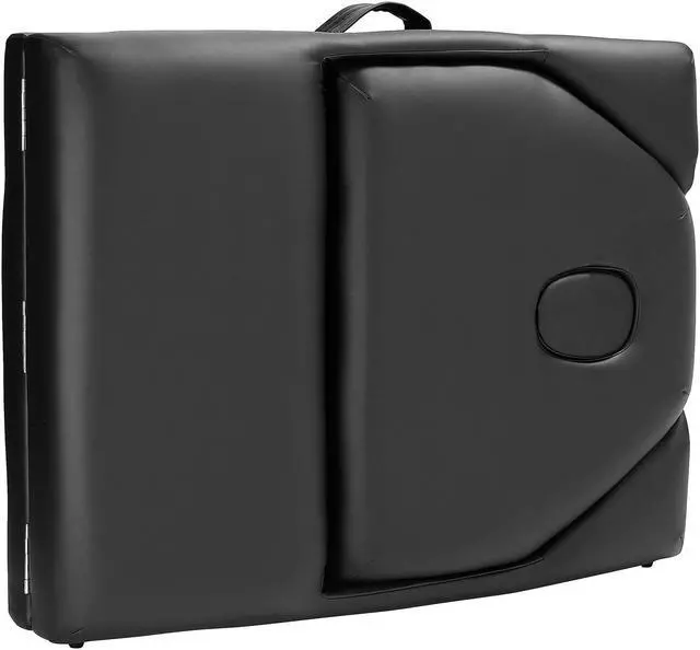 Alt view image 6 of 13 - Saloniture Professional Portable Massage Table with Backrest - Black