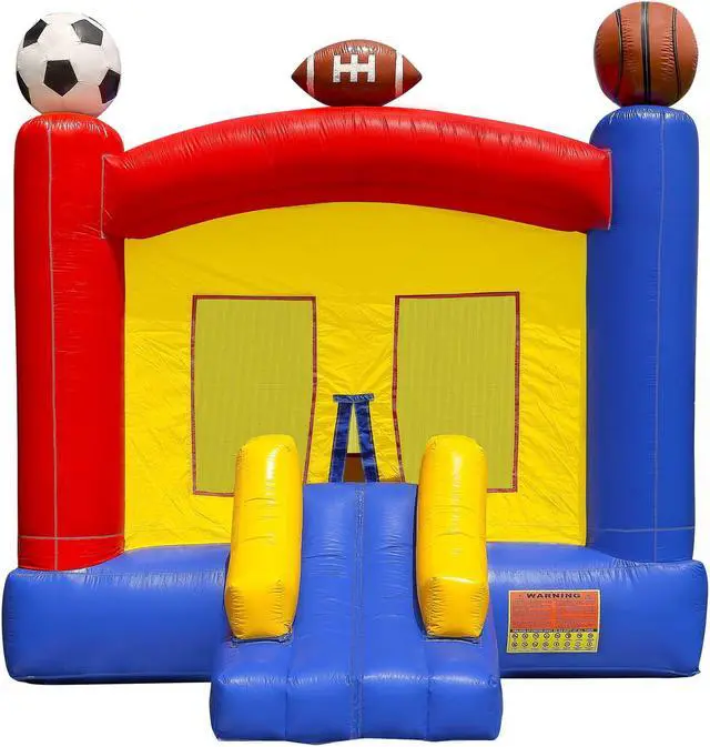 Alt view image 3 of 14 - Inflatable HQ Commercial Grade Sports Bounce House 100% PVC with Blower
