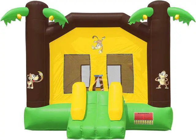 Alt view image 3 of 11 - Inflatable HQ Commercial Grade Jungle Bounce House 100% PVC with Blower