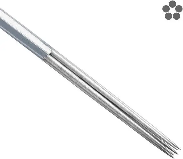 Alt view image 6 of 6 - ACE Needles 50 Mixed Assorted Tattoo Needles 10 Sizes - Round Shader 3 5 7 9 11 15 RS RM