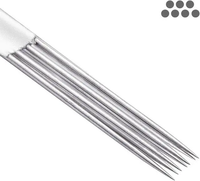 Alt view image 4 of 6 - ACE Needles 50 Mixed Assorted Tattoo Needles 10 Sizes - Round Shader 3 5 7 9 11 15 RS RM