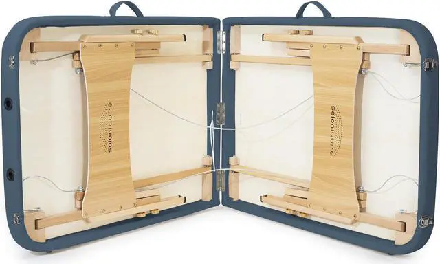 Alt view image 4 of 10 - Saloniture Basic Portable Folding Massage Table - Blue