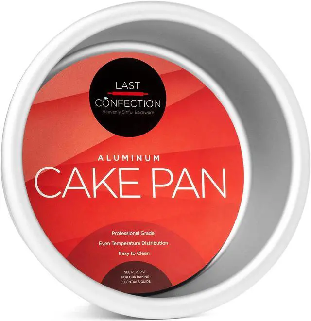 Main image of Last Confection 4" x 2" Aluminum Round Cake Pan - Professional Bakeware