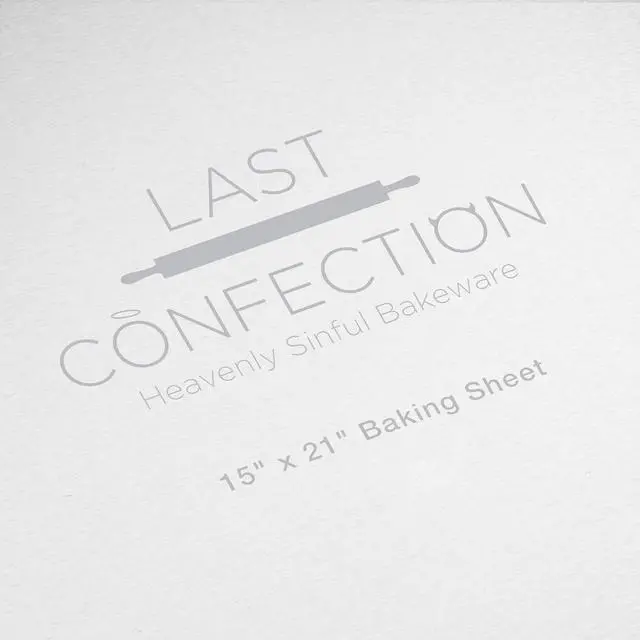 Alt view image 5 of 6 - Last Confection 12 Cookie Baking Sheets 15" x 21" - Rimmed Aluminum Jelly Roll Trays - Three-Quarter Sheet Pans