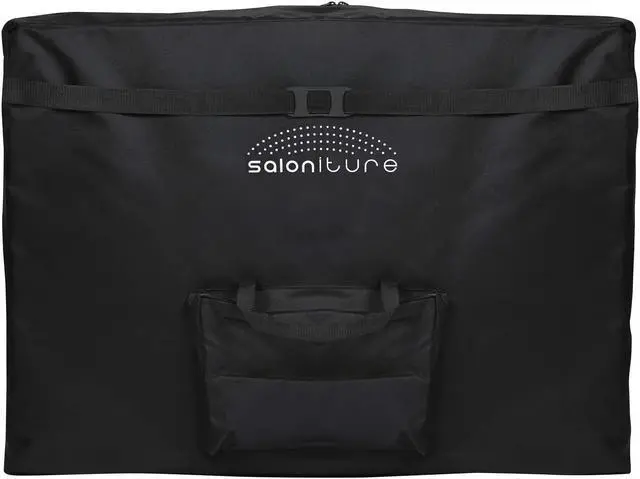 Alt view image 7 of 13 - Saloniture Professional Portable Massage Table with Backrest - Black