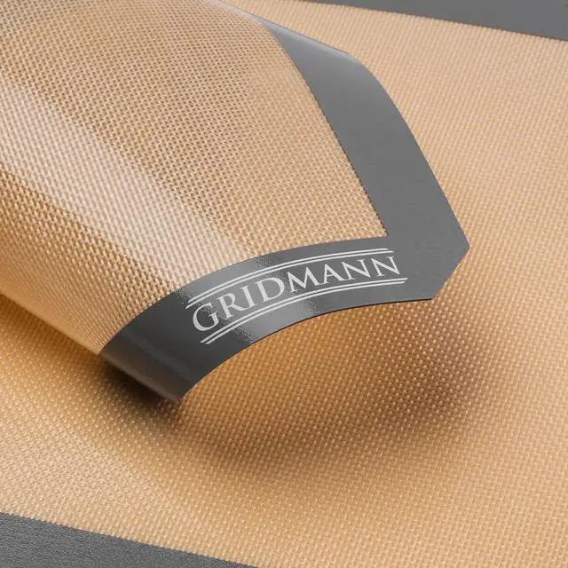 Alt view image 4 of 13 - GRIDMANN Pro Silicone Baking Mat - Set of 2 Non-Stick Half Sheet (16-1/2" x 11-5/8") Food Safe Tray Pan Liners