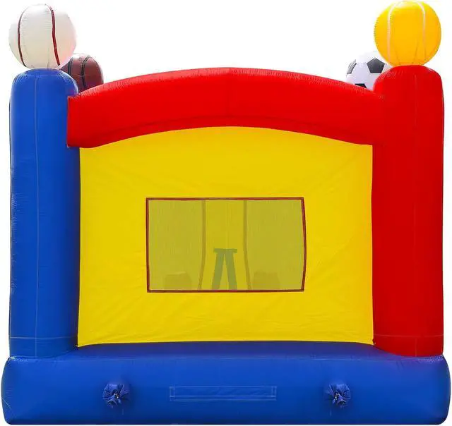 Alt view image 5 of 14 - Inflatable HQ Commercial Grade Sports Bounce House 100% PVC with Blower