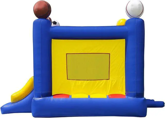 Alt view image 4 of 14 - Inflatable HQ Commercial Grade Sports Bounce House 100% PVC with Blower