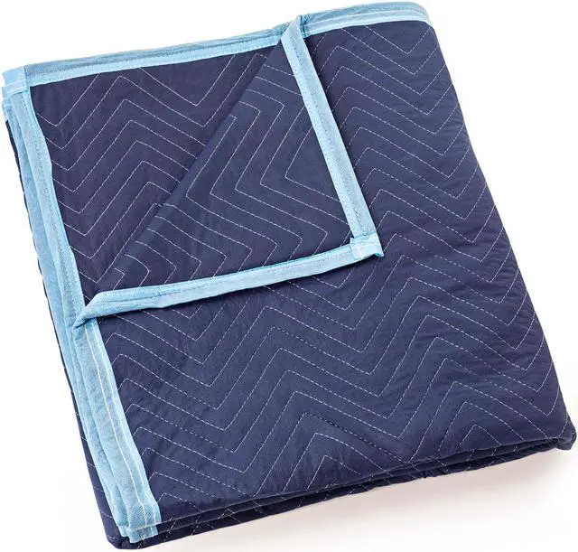 Main image of Sure-Max Moving & Packing Blanket - Deluxe Pro - 80" x 72" (40 lb/dz weight) - Professional Quilted Shipping Furniture Pad Royal Blue - 1 Blanket