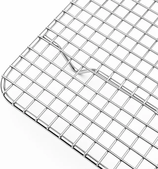 Alt view image 3 of 5 - Last Confection Stainless Steel Baking & Cooling Rack - 8-1/2" x 12" (Fits Quarter Sheet Pan) - Cookie Baker's Oven Wire Rack