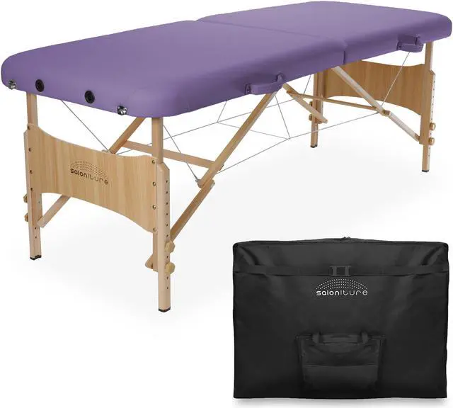Main image of Saloniture Basic Portable Folding Massage Table - Lavender