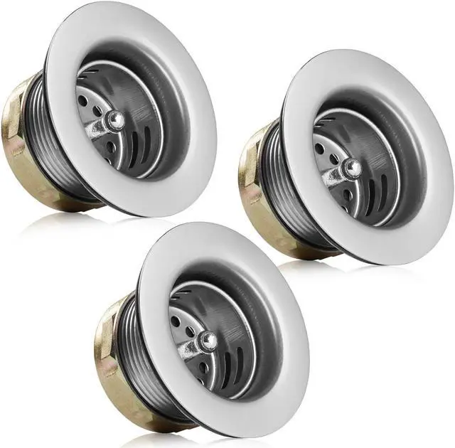 Alt view image 4 of 6 - GRIDMANN 3 Compartment Stainless Steel Bar Sink, NSF Commercial Kitchen Underbar Sink with 10" L x 14" W x 10" D Bowls for Restaurant, Laundry, Garage