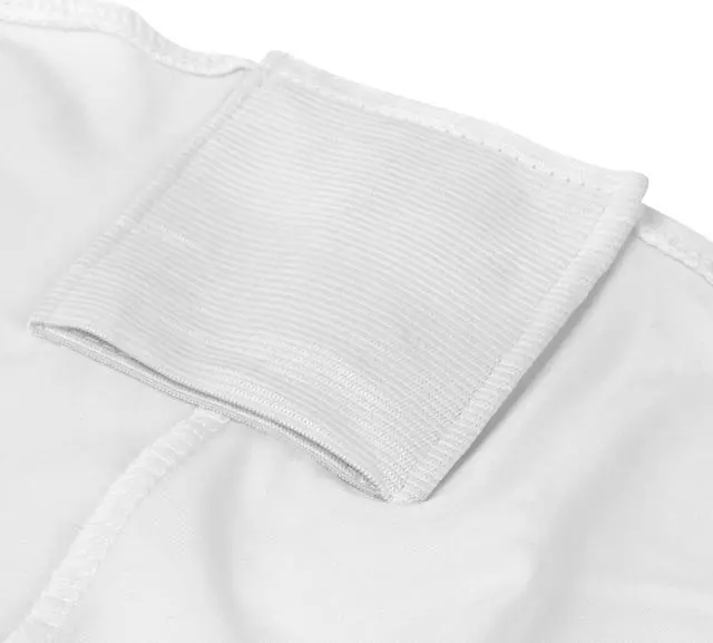 Alt view image 3 of 8 - Lann's Linens 50 pcs White Spandex Folding Chair Covers for Wedding, Party, and Banquet