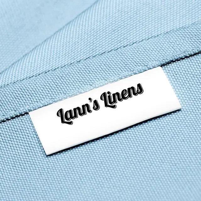 Alt view image 4 of 4 - Lann's Linens - 1 Dozen 20" Oversized Cloth Dinner Table Napkins - Machine Washable Restaurant/Wedding/Hotel Polyester Fabric - Baby Blue