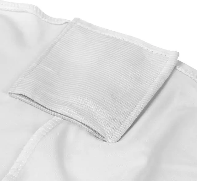 Main image of Lann's Linens - 36" Round Highboy Cocktail Table Cover, Stretch Spandex Fitted Tablecloth - White