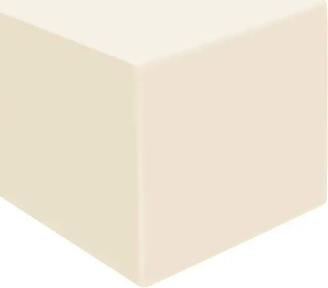 Main image of Lann's Linens - 8' Premium Fitted Tablecloth for 96" x 30" Rectangular Table - Wedding / Banquet / Trade Show - Polyester Cloth Fabric Cover - Ivory