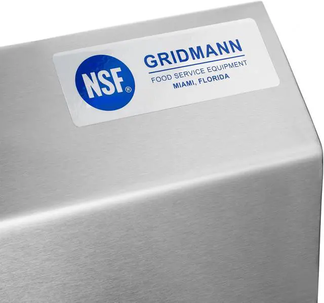 Alt view image 7 of 14 - GRIDMANN Commercial NSF Stainless Steel Sink Wall Mount Hand Washing Basin with Faucet