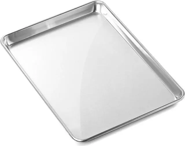 Alt view image 4 of 15 - GRIDMANN 13" x 18" Commercial Grade Aluminum Cookie Sheet Baking Tray Jelly Roll Pan Half Sheet - 6 Pans