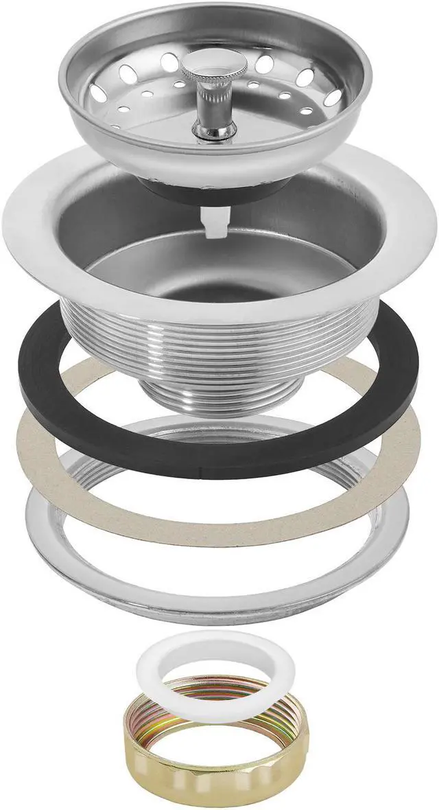Alt view image 2 of 3 - GRIDMANN 3.5 in. Commercial Kitchen Sink Basket Drain Strainer