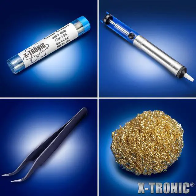 Alt view image 6 of 6 - X-Tronic 4010-PRO-X -Professional Edition 75 Watt Soldering Iron Station with PID Technology Features a Calibration Func, 0-30 Minute Sleep Func, C/F Func, Unit Lock Func and 3 Temperature Presets!