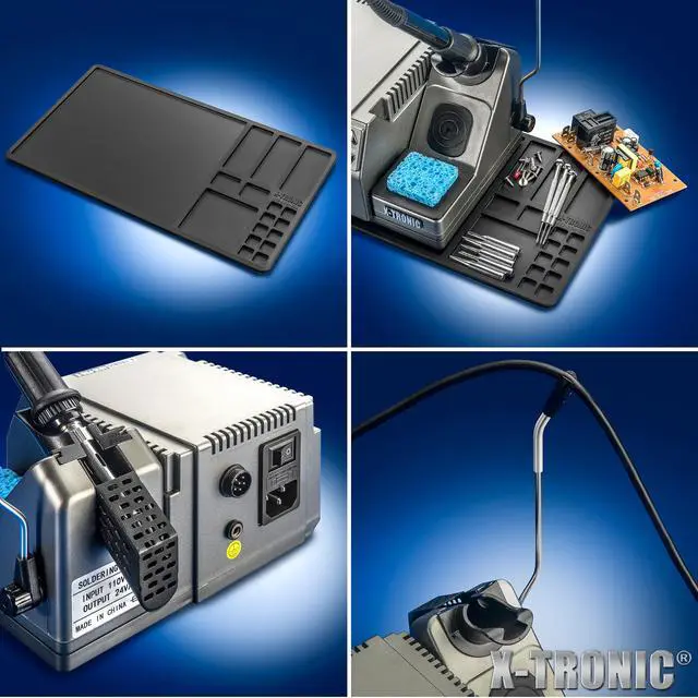 Alt view image 5 of 6 - X-Tronic 4010-PRO-X -Professional Edition 75 Watt Soldering Iron Station with PID Technology Features a Calibration Func, 0-30 Minute Sleep Func, C/F Func, Unit Lock Func and 3 Temperature Presets!