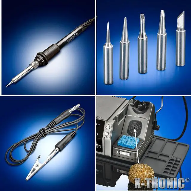 Alt view image 4 of 6 - X-Tronic 4010-PRO-X -Professional Edition 75 Watt Soldering Iron Station with PID Technology Features a Calibration Func, 0-30 Minute Sleep Func, C/F Func, Unit Lock Func and 3 Temperature Presets!